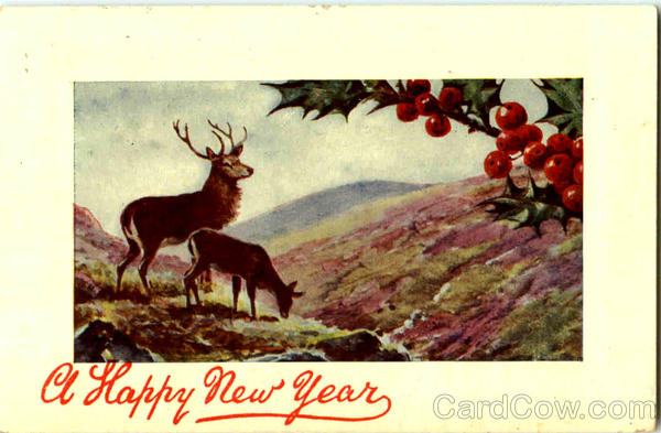 A Happy New Year Deer