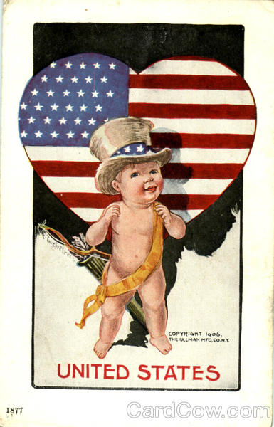 United States Baby National Cupid Series Patriotic