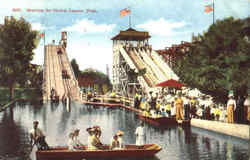 Shooting The Chutes, Lagoon Postcard