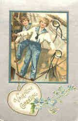 Valentine Greeting Postcard