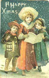 A Happy Xmas Postcard