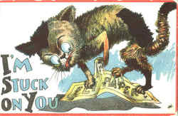 I'M Stuck On You Postcard
