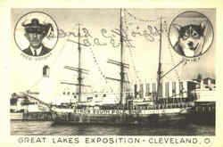 Byrd's South Pole Ship Postcard