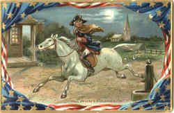 Paul Revere's Ride Postcard