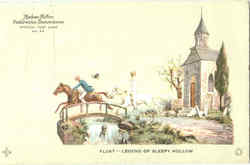 Float Legend Of Sleepy Hollow Postcard