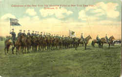 New York City Mounted Police Syracuse, NY Postcard Postcard