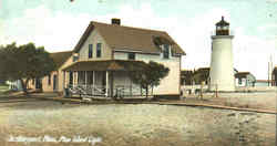 Plum Island Light Newburyport, MA Postcard Postcard