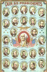 Our 25 Presidents Postcard
