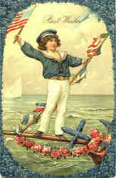 Best Wishes Postcard