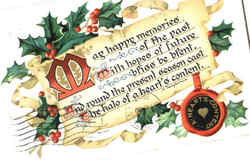 Happy Memories Christmas Postcard Postcard