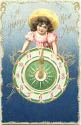 A Happy New Year Postcard