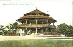 Pavilion Highland Park Rochester, NY Postcard Postcard