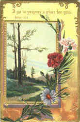 I Go To Prepare A Place For You Postcard