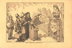 Some Undesirable Immigrants Postcard