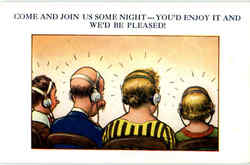 Listening to Radio Postcard