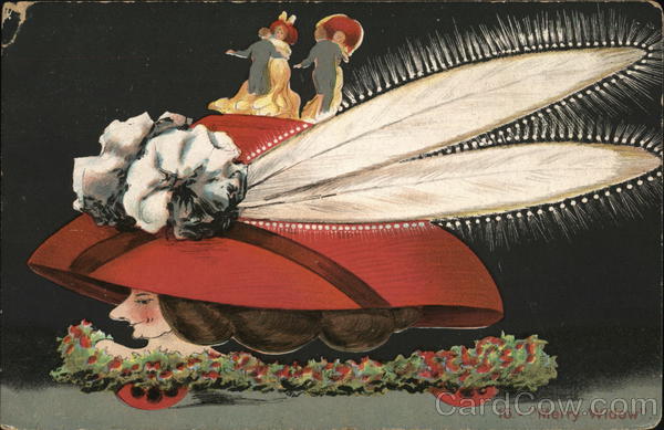 Merry Widow Float - Priests of Pallas Parade of 1909 Kansas City Missouri