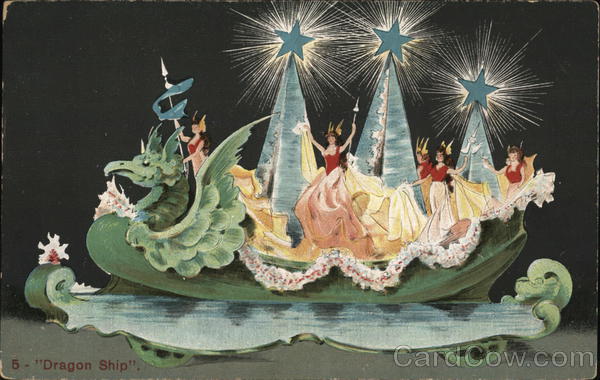 Priests of Pallas 1909 Flowery Parade Float Kansas City Missouri