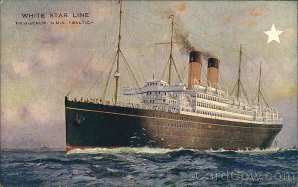 White Star Line Twin-Screw S.M.S. Baltic Steamers