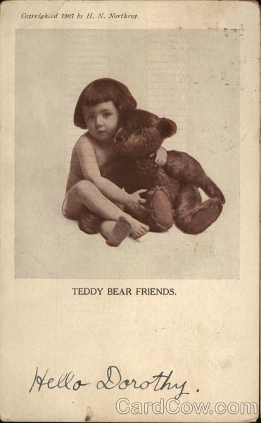 Child Holding a Large Teddy Bear Children