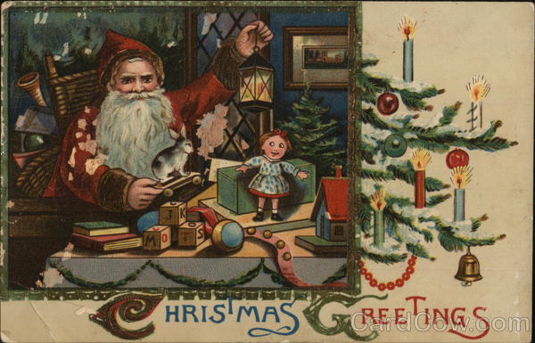 Christmas Greetings Santa Claus