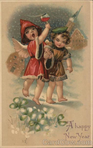 A Happy New Year Angels & Cherubs