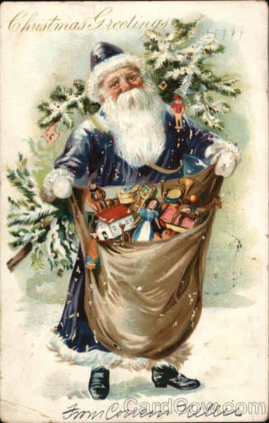 Christmas Greetings Santa Claus