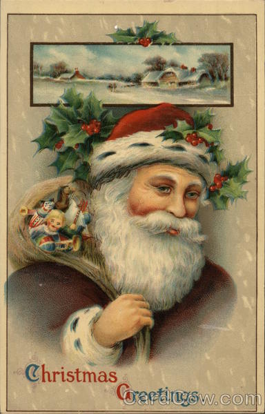 Christmas Greeting Santa Claus