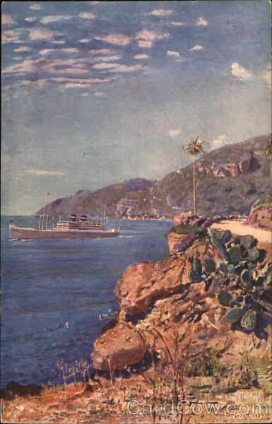 Grace Line - The MS Santa Barbara in Tropical Waters