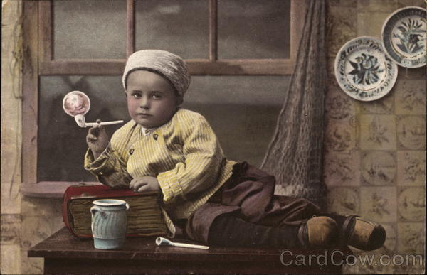 Boy blowing bubles Boys