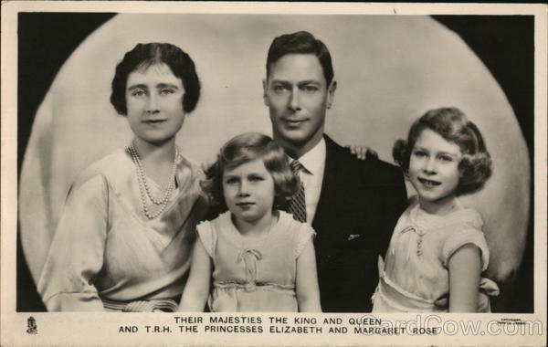 Their majesties the King and Queen and T.R.H. The princesses Elizabeth and Margaret Rose