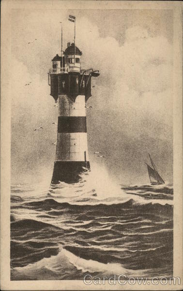 Lighthouse - Norddeutscher Lloyd Bremen - Rotesand - leuchtturm an der Wesermundung