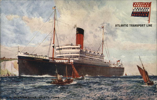 Atlantic Transport Line -SS Minnewaska Steamers