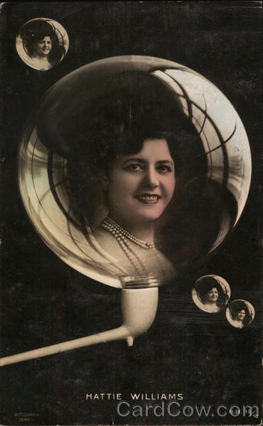 Portrait of Hattie Williams in a bubble Actresses