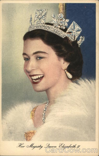 Portrait of Her Majesty Queen Elizabeth II Royalty