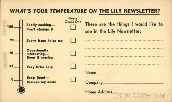 Lily-Tulip Cup Corporation Advertising