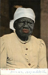 No 5 Old Mammie Black Americana Postcard Postcard Postcard