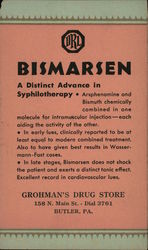 Bismarsen, a Distinct Advance in Syphilotherapy Postcard