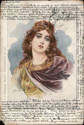 Play by Dahn: Kampf um Rom, Signed F B Doubek, 1901 German Postcard Play by Dahn: Kampf um Rom, Signed F B Doubek, 1901 German Postcard