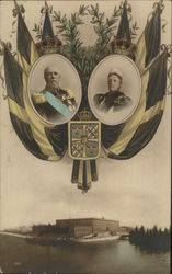 Oscar II of Sweden and Queen Sofia Royalty Postcard Postcard 