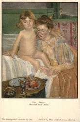 Mother and Child Art Postcard Postcard