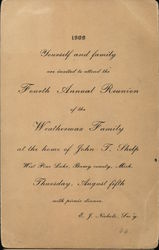 Invitation to family reunion Invitation to family reunion
