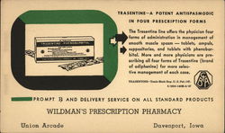 Wildman's Prescription Pharmacy Postcard