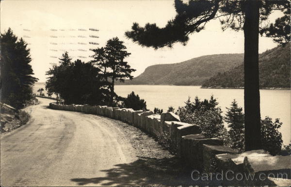 Somes Sound from Sargent Drive Mount Desert Island Maine