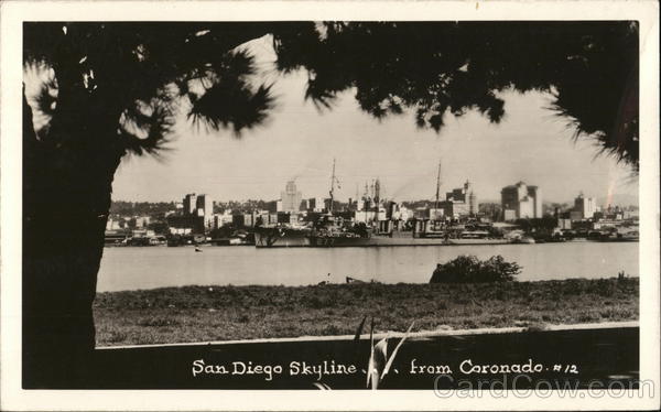 San Diego Skyline from Coronado California