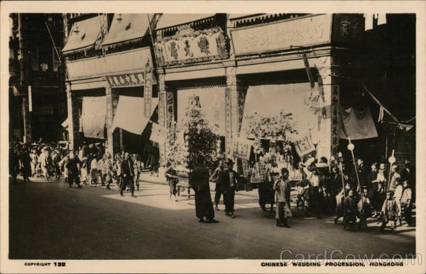 Chinese Wedding Procession, Hong Kong China