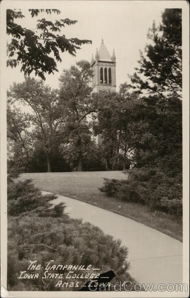 The Campanile - Iowa State College, Ames, Iowa