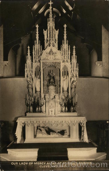 Our Lady of Mercy altar at St. Paul's Shrine - Cleveland, Ohio