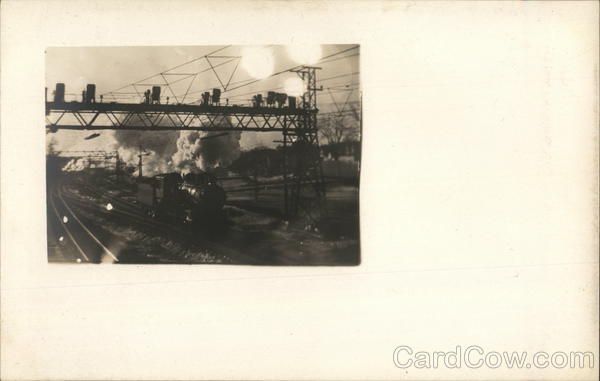 Locomotive in Train Yard Trains, Railroad