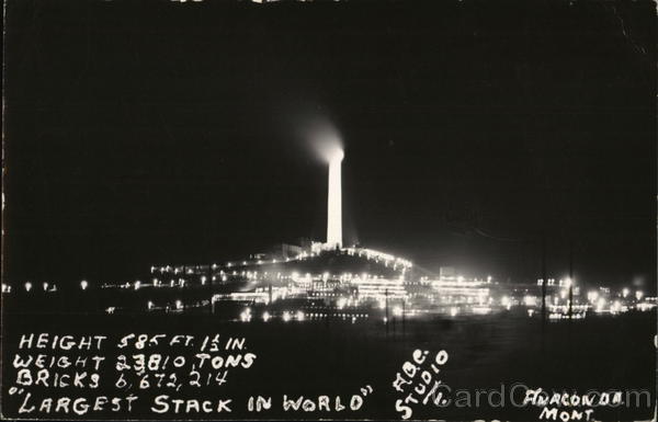 Largest Stack in the World Anaconda Montana