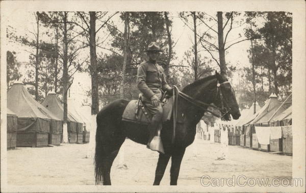 Military Man on Horseback